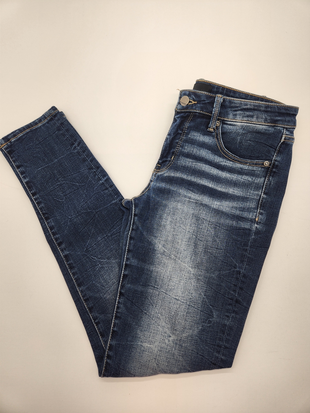 Buckle Black Women's Skinny Jeans Medium Wash Stretch Size 28X30 Mid Rise